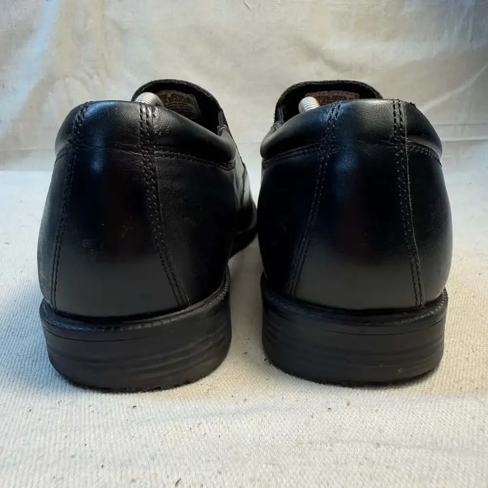 Rockport Essential Details Waterproof Slip On Size 10.5 Black Leather